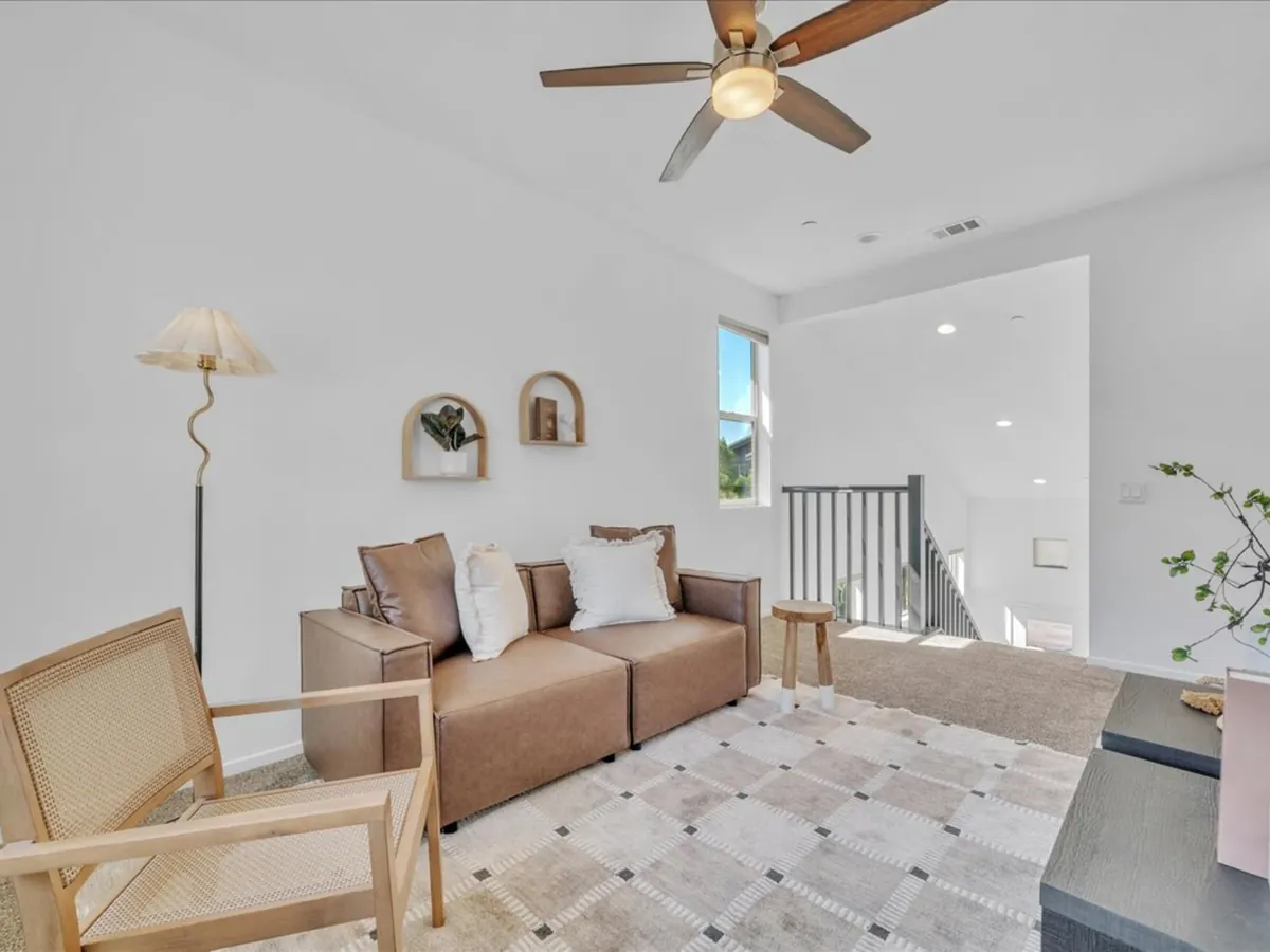 Bright, professionally staged loft in a North County home for sale